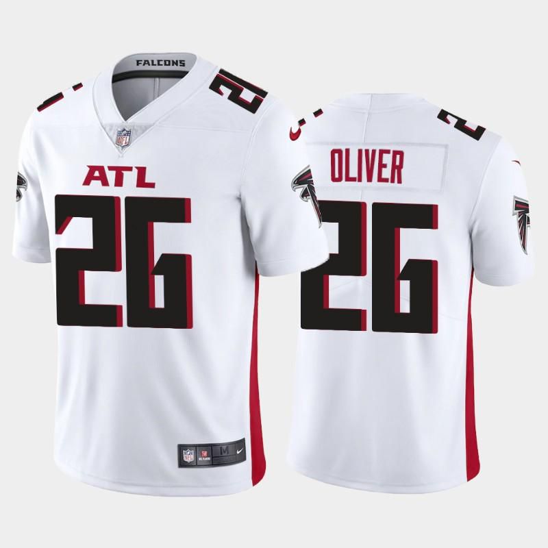 Men Atlanta Falcons 26 Isaiah Oliver Nike White Game NFL Jersey